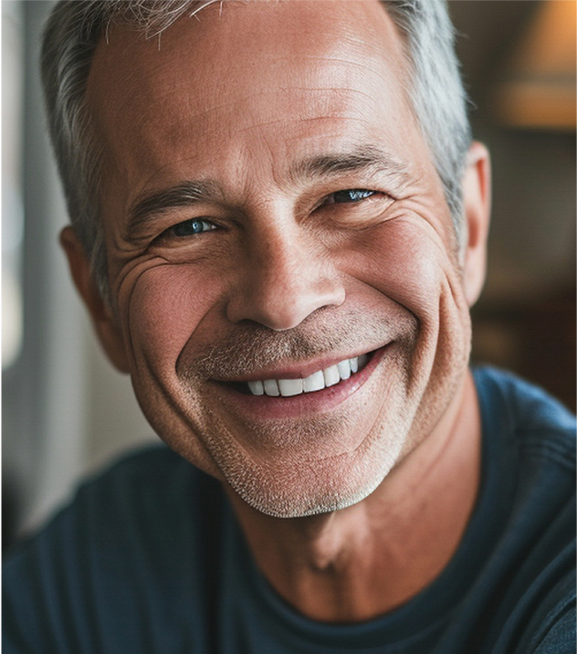 Man smiling
